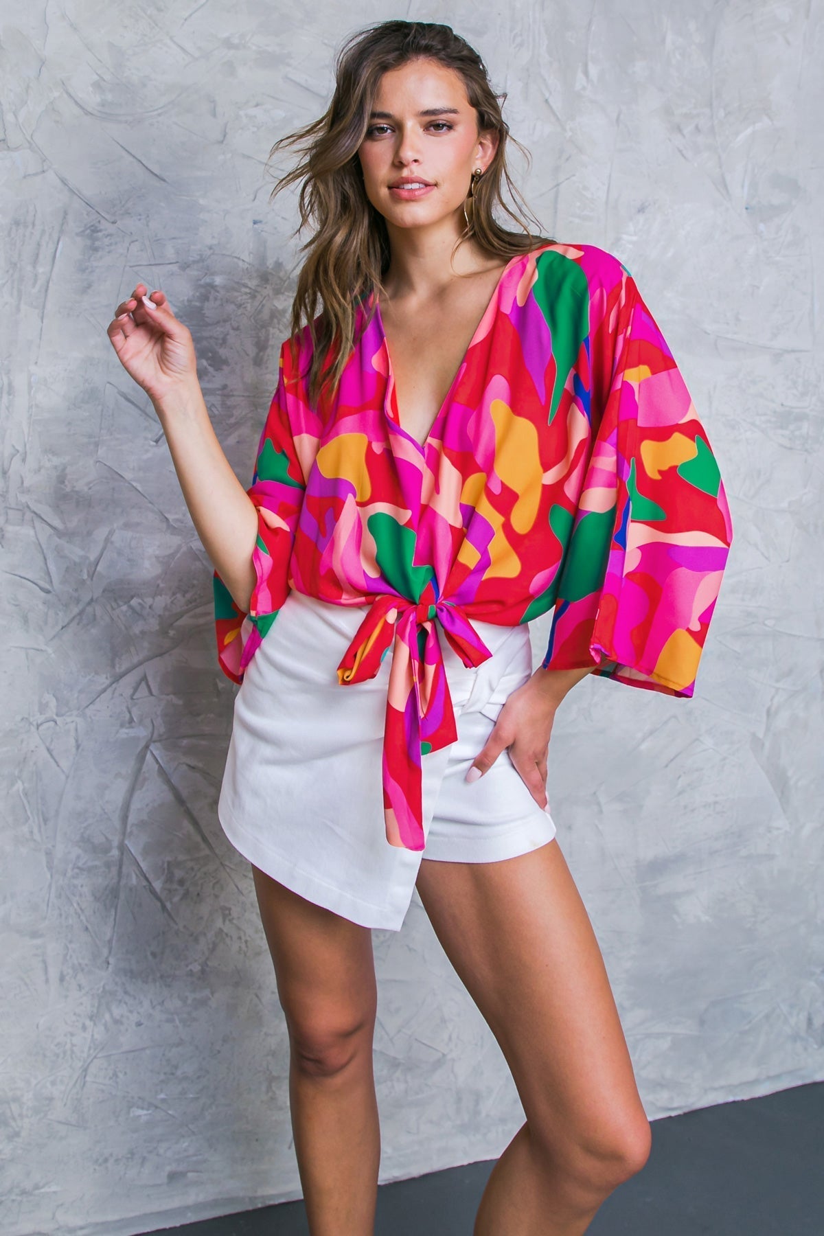 LOVE YOU LIKE WOVEN TOP Flying Tomato